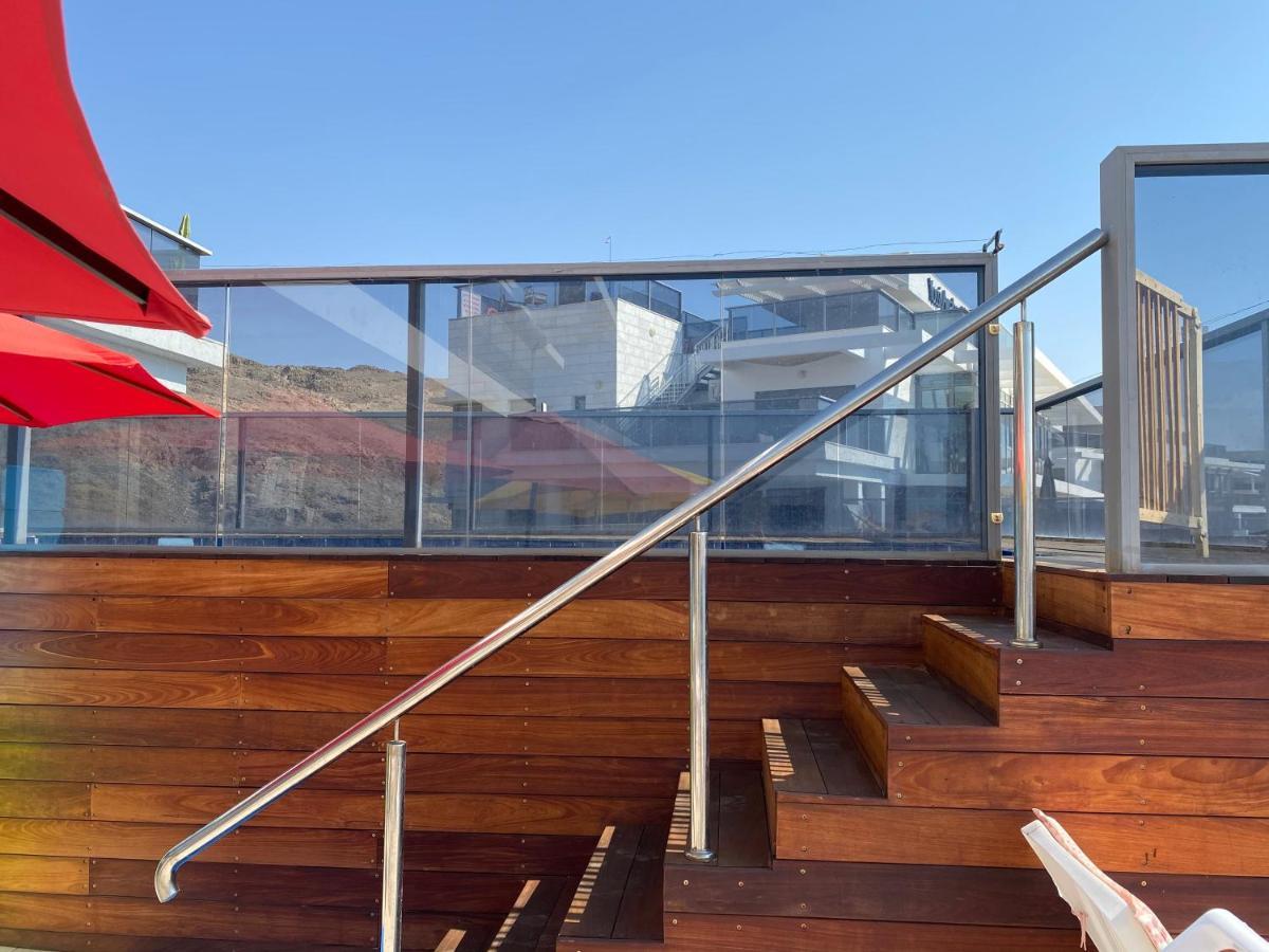 Apartament Stunning Penthouse With Sea Views And Private Heated Pool Ejlat Zewnętrze zdjęcie